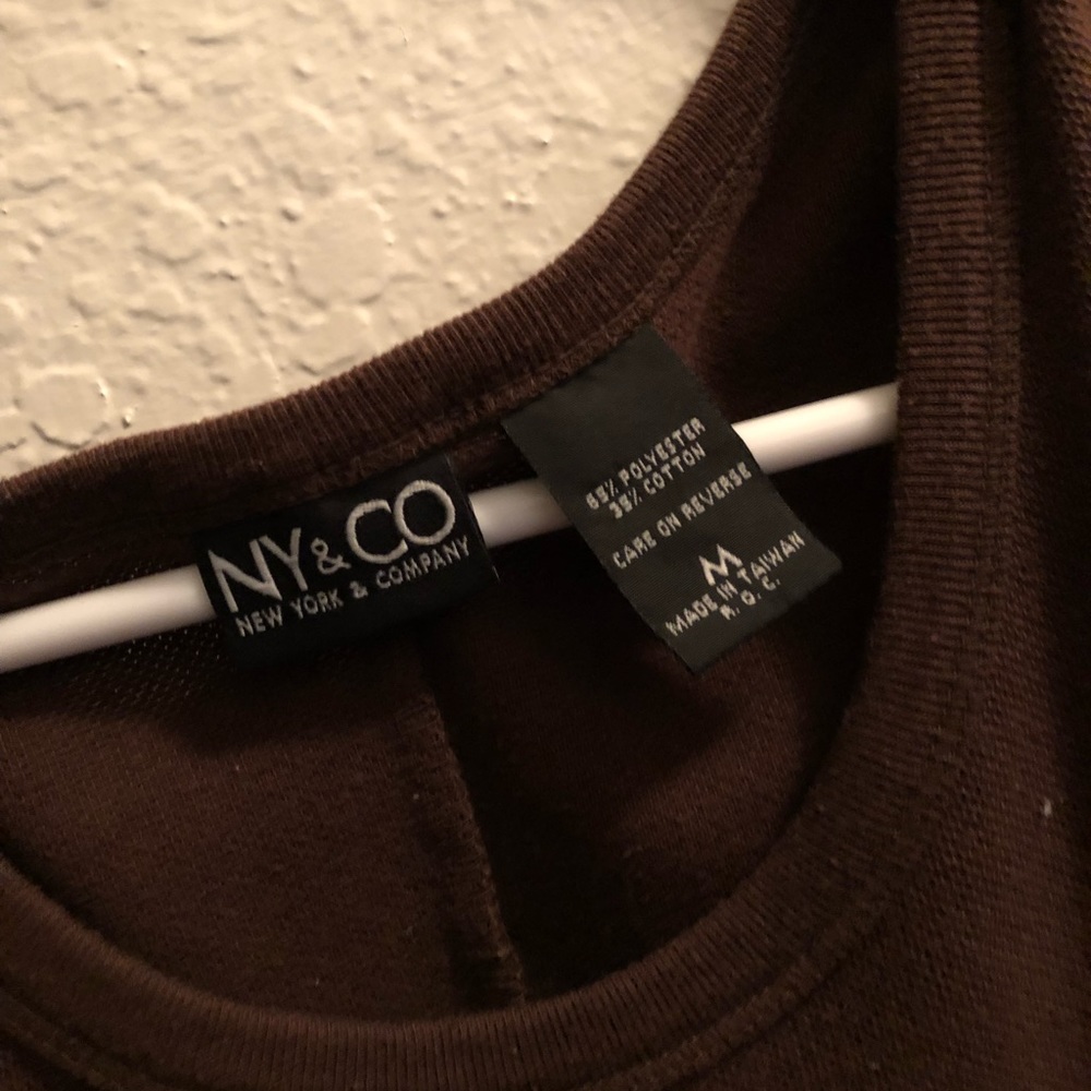 NY&Co brown sleeveless dress - Picture 2 of 3